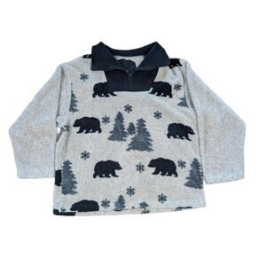 VIntage Black Bear Sherpa